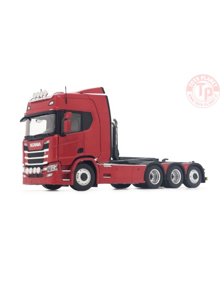 Scania R500 series with Meiller hooklift red MARGE MODELS 2307-03 MARGE MODELS