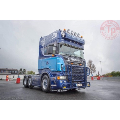 Scania R-serie Topline 6x2 met 3-assige Meiller kipper Transkal TEKNO 82732 TEKNO
