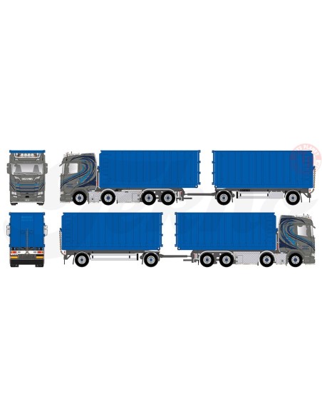Scania S autotreno con container rottami Viktor Weber TEKNO 83111 TEKNO Scania S autotreno con container rottami Viktor Weber TEKNO 83111 TEKNO