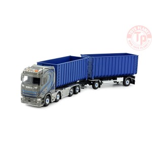 Scania S autotreno con container rottami Viktor Weber TEKNO 83111 TEKNO