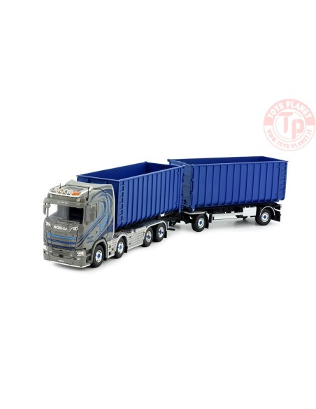 Scania S autotreno con container rottami Viktor Weber TEKNO 83111 TEKNO