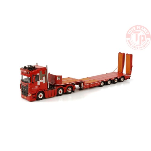 WSI 01-3900 SCANIA S NORMAL CS20N 6X2 TWIN STEER SEMI LOWLOADER - 