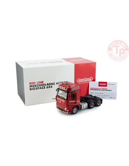 NOOTEBOOM RED LINE MERCEDES-BENZ ACTROS 6X4 BIGSPACE IMC MODELS 572.23.97 IMC MODELS