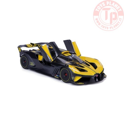 Bugatti Bolide W16 8.0 2020 yellow 1:18 BU11047Y BURAGO