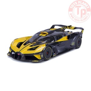 Bugatti Bolide W16 8.0 2020 yellow 1:18 BU11047Y BURAGO