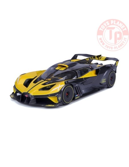 Bugatti Bolide W16 8.0 2020 yellow 1:18 BU11047Y BURAGO