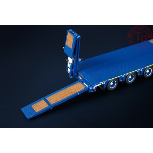 SCANIA S HIGH ROOF 6X4 WITH NOOTEBOOM MCOS SEMI LOW LOADER 4 AXLE WITH RAMPS ALF MYHRE TRANSPORT IMC MODELS 32-0172 IMC MODELS