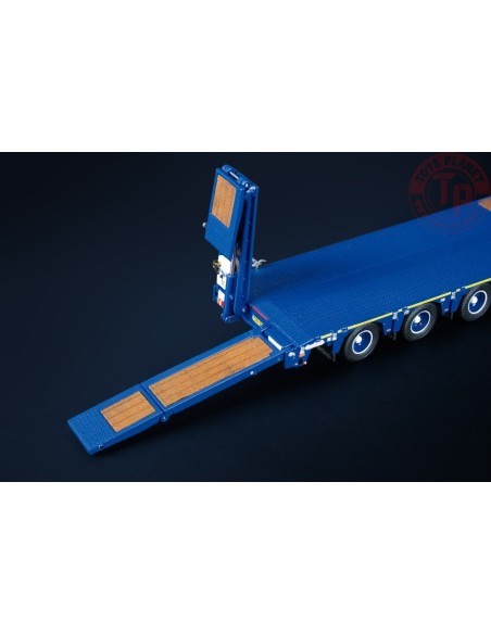 SCANIA S HIGH ROOF 6X4 WITH NOOTEBOOM MCOS SEMI LOW LOADER 4 AXLE WITH RAMPS ALF MYHRE TRANSPORT IMC MODELS 32-0172 IMC MODELS