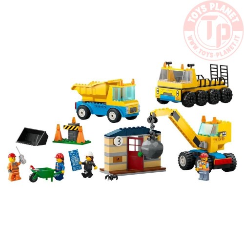 Camion da cantiere e gru con palla da demolizione LEGO CITY 60391 LEGO