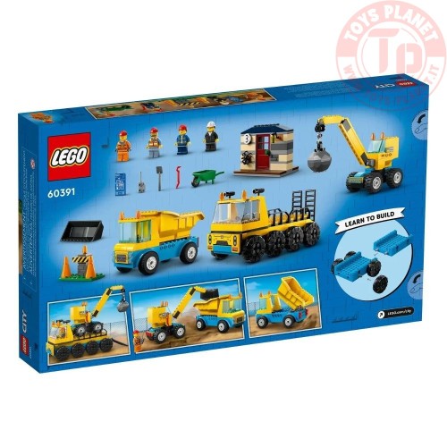 Camion da cantiere e gru con palla da demolizione LEGO CITY 60391 LEGO