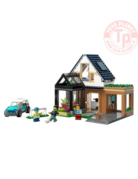 Villetta familiare e auto elettrica LEGO CITY 60398 LEGO