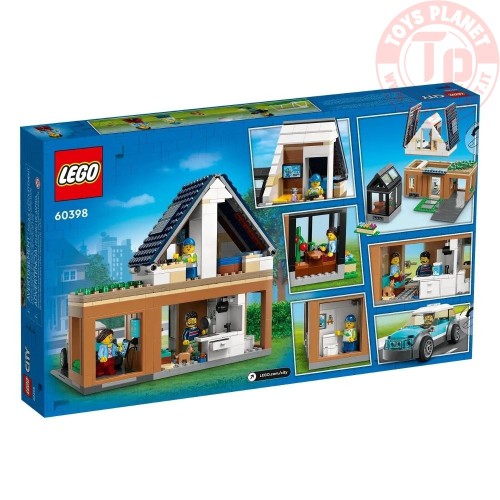 Villetta familiare e auto elettrica LEGO CITY 60398 LEGO