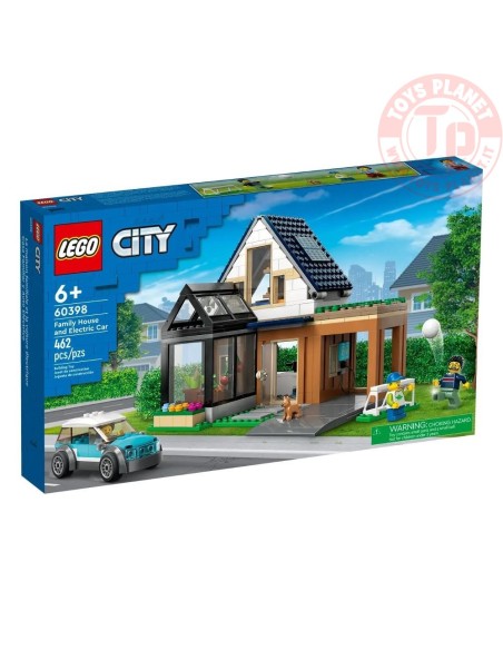 Villetta familiare e auto elettrica LEGO CITY 60398 LEGO