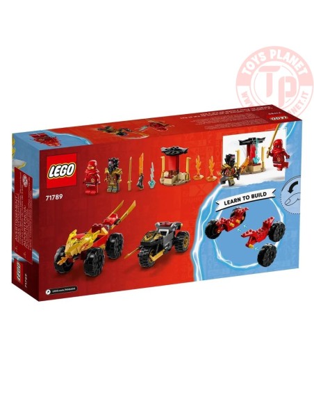 Battaglia su auto e moto di Kai e Ras LEGO NINJAGO 71789 LEGO Battaglia su auto e moto di Kai e Ras LEGO NINJAGO 71789 LEGO
