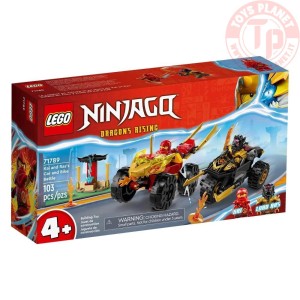 Battaglia su auto e moto di Kai e Ras LEGO NINJAGO 71789 LEGO