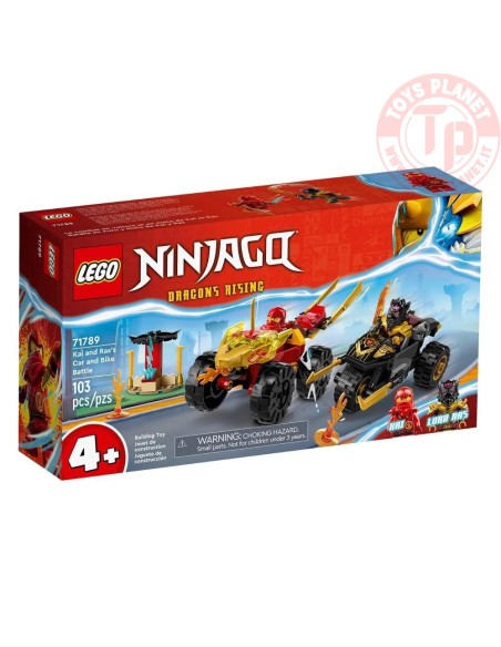 Battaglia su auto e moto di Kai e Ras LEGO NINJAGO 71789 LEGO