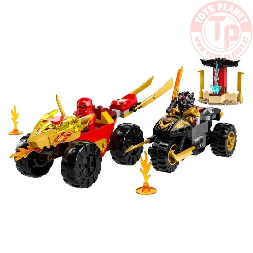Battaglia su auto e moto di Kai e Ras LEGO NINJAGO 71789 LEGO