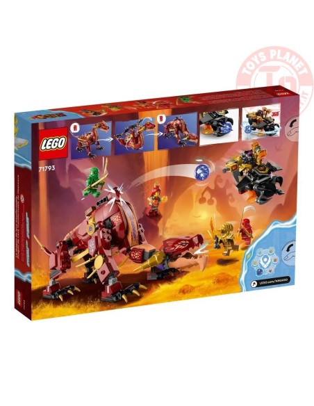 Dragone di Lava Transformer Heatwave LEGO NINJAGO 71793 LEGO