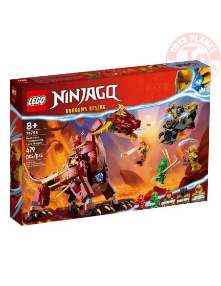 Dragone di Lava Transformer Heatwave LEGO NINJAGO 71793 LEGO