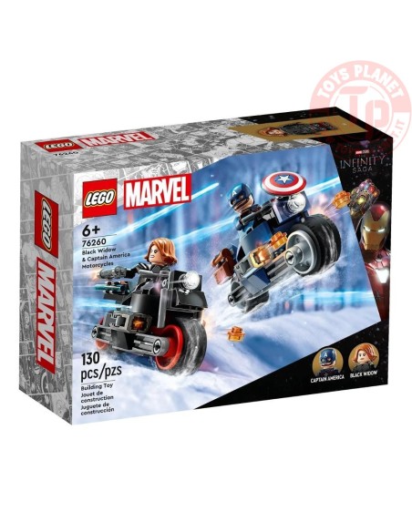 Motociclette di Black Widow e Captain America LEGO MARVEL 76260 LEGO