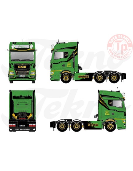 MAN TGA GX 6x2 Rüssel Truckshow 2023 TEKNO 84560 TEKNO