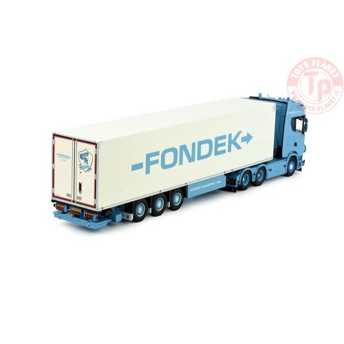 Scania Next Gen S540 Highline 6x2 sleepas met koeltrailer Fondek TEKNO 84042 TEKNO