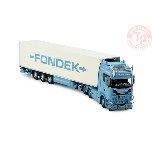 Scania Next Gen S540 Highline 6x2 sleepas met koeltrailer Fondek TEKNO 84042 TEKNO