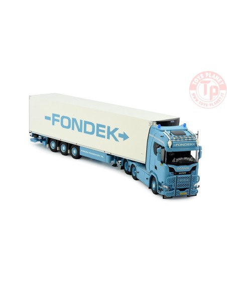 Scania Next Gen S540 Highline 6x2 sleepas met koeltrailer Fondek TEKNO 84042 TEKNO