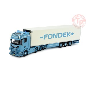 Scania Next Gen S540 Highline 6x2 sleepas met koeltrailer Fondek TEKNO 84042 TEKNO