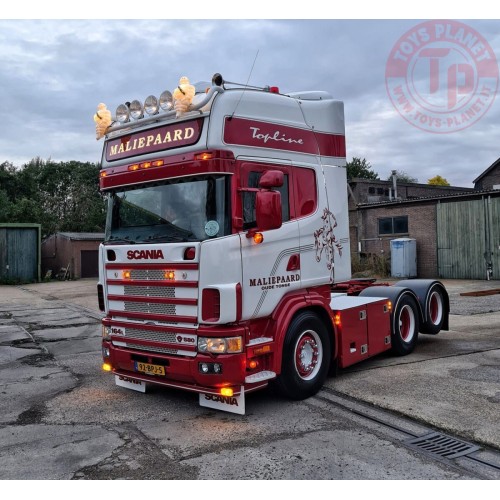 SCANIA R4 TOPLINE 6X2 TAG AXLE MALIEPAARD TRANSPORT WSI 01-3816 WSI MODELS
