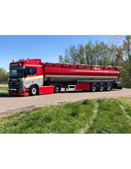 SCANIA R HIGHLINE CR20H 4X2 BULK TIPPER TRAILER - 3 AXLE FAASSE TRANSPORT WSI 01-3897 WSI MODELS SCANIA R HIGHLINE CR20H 4X2 BULK TIPPER TRAILER - 3 AXLE FAASSE TRANSPORT WSI 01-3897 WSI MODELS