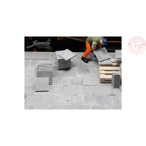 Piastrella in cemento 50x50 Grigio scuro 140 pezzi 1:50 JUWEELA 24150 JUWEELA