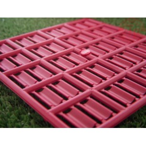 Set di tegole rosso 560 pezzi 1:32 JUWEELA 23088 JUWEELA
