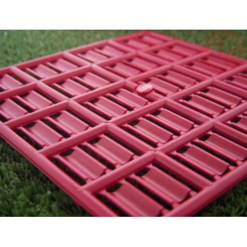 Set di tegole rosso 560 pezzi 1:32 JUWEELA 23088 JUWEELA