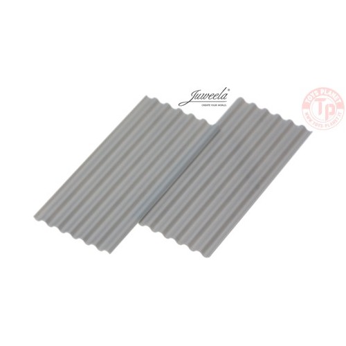 Lamiere ondulate grigio 15 pezzi 1:32 JUWEELA 23246 JUWEELA
