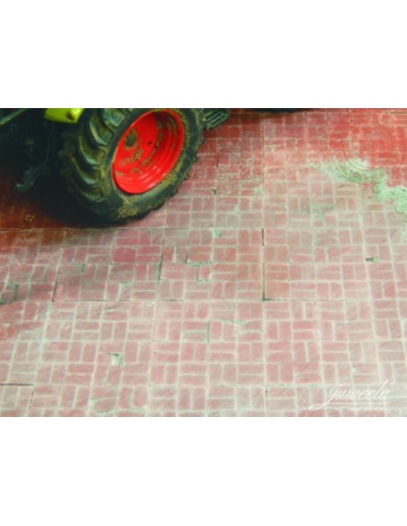 Piastre Mattoni/Pavimento Rosse 61x31mm - 8 pezzi 1:32 JUWEELA 23403 JUWEELA Piastre Mattoni/Pavimento Rosse 61x31mm - 8 pezzi 1:32 JUWEELA 23403 JUWEELA
