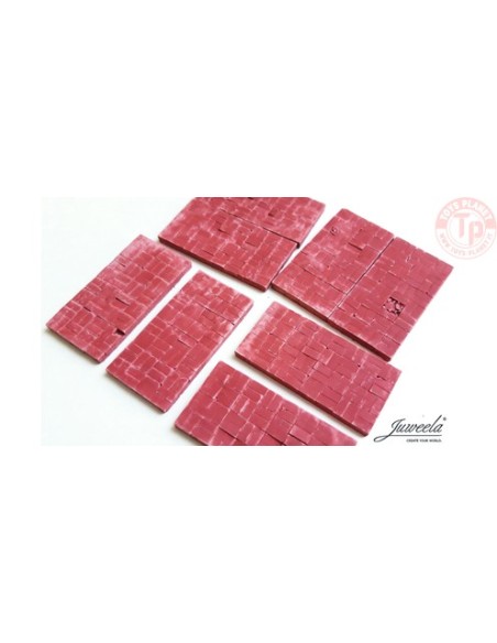 Piastre Mattoni/Pavimento Rosse 61x31mm - 8 pezzi 1:32 JUWEELA 23403 JUWEELA Piastre Mattoni/Pavimento Rosse 61x31mm - 8 pezzi 1:32 JUWEELA 23403 JUWEELA