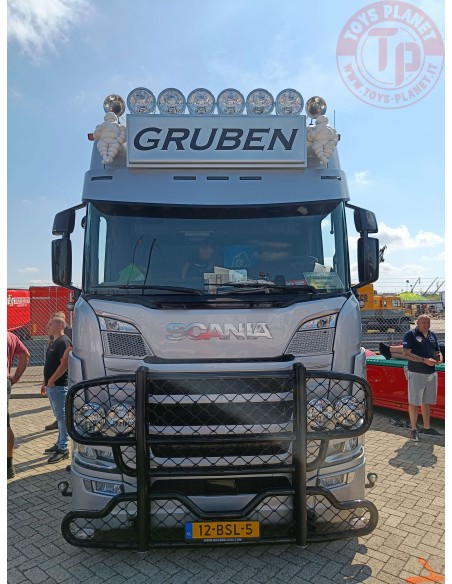 Scania Next Gen R-serie Highline 6x2 met walkingfloor trailer Gruben TEKNO 84641 TEKNO