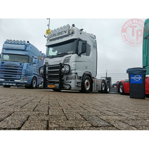 Scania Next Gen R-serie Highline 6x2 met walkingfloor trailer Gruben TEKNO 84641 TEKNO