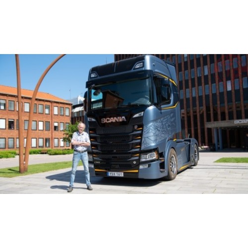 Scania Next Gen 770S-v8 Highline - Scania Frostfire TEKNO 80732 TEKNO