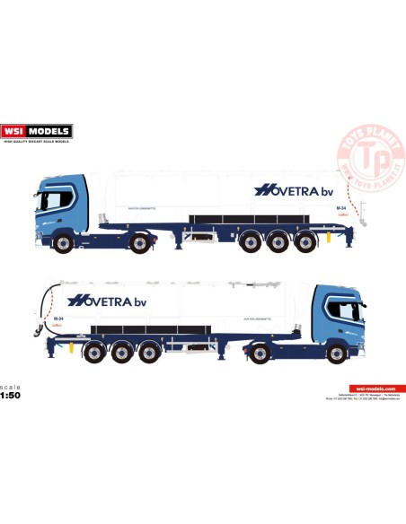 SCANIA S HIGHLINE CS20H 4X2 BULK TRAILER / TIPPER - 3 AXLE HOVETRA WSI 01-3800 WSI MODELS SCANIA S HIGHLINE CS20H 4X2 BULK TRAILER / TIPPER - 3 AXLE HOVETRA WSI 01-3800 WSI MODELS
