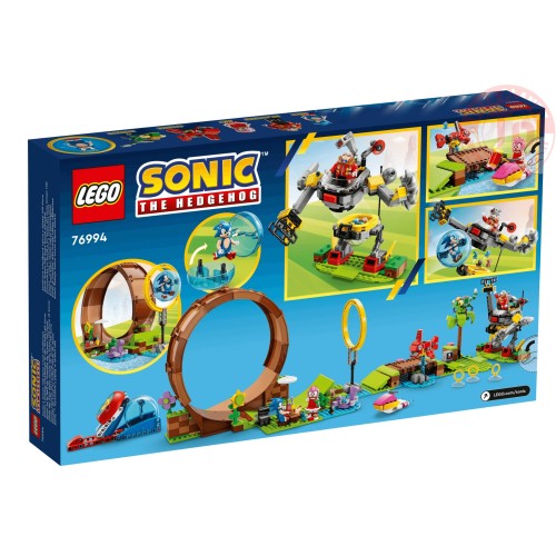 Sfida del Giro della morte nella Green Hill Zone di Sonic LEGO SONIC 76994 LEGO