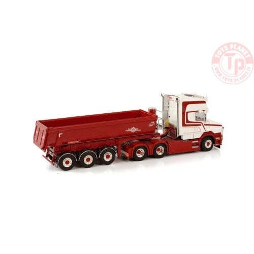 SCANIA 4 SERIES TORPEDO TOPLINE 6X2 TAG AXLE HALFPIPE TIPPER - 3 AXLE KILLINGMO FRESESERVICE AS WSI 01-3904 WSI MODELS