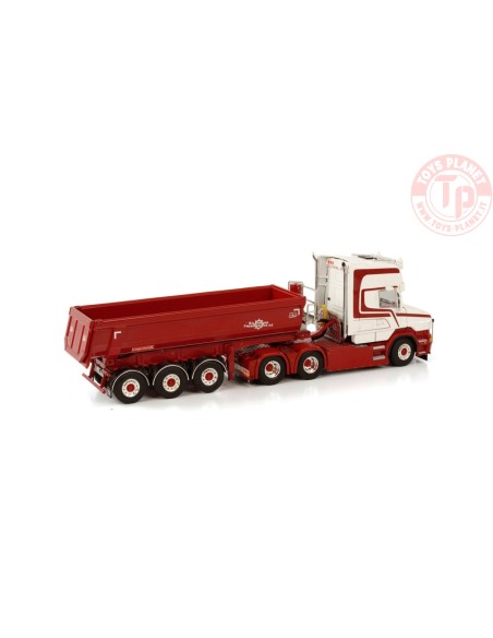 SCANIA 4 SERIES TORPEDO TOPLINE 6X2 TAG AXLE HALFPIPE TIPPER - 3 AXLE KILLINGMO FRESESERVICE AS WSI 01-3904 WSI MODELS