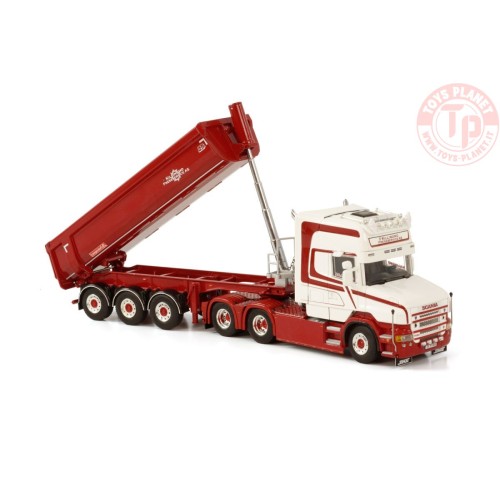SCANIA 4 SERIES TORPEDO TOPLINE 6X2 TAG AXLE HALFPIPE TIPPER - 3 AXLE KILLINGMO FRESESERVICE AS WSI 01-3904 WSI MODELS