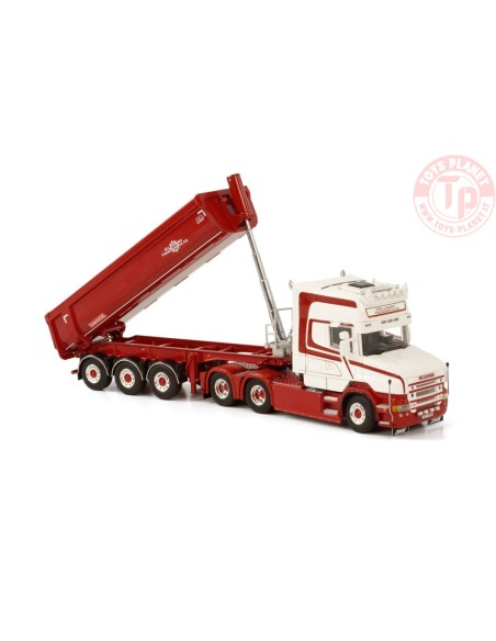 SCANIA 4 SERIES TORPEDO TOPLINE 6X2 TAG AXLE HALFPIPE TIPPER - 3 AXLE KILLINGMO FRESESERVICE AS WSI 01-3904 WSI MODELS