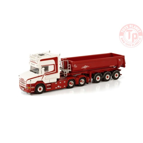 SCANIA 4 SERIES TORPEDO TOPLINE 6X2 TAG AXLE HALFPIPE TIPPER - 3 AXLE KILLINGMO FRESESERVICE AS WSI 01-3904 WSI MODELS