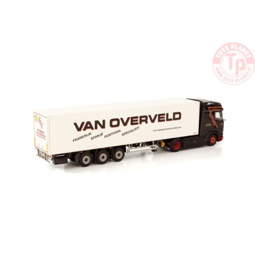 DAF XG+ 4X2 BOX TRAILER - 3 AXLE VAN OVERVELD WSI 01-3779 WSI MODELS