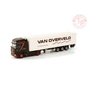DAF XG+ 4X2 BOX TRAILER - 3 AXLE VAN OVERVELD WSI 01-3779 WSI MODELS