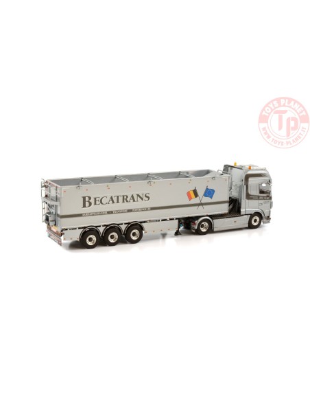 DAF XF SUPER SPACE CAB MY2017 4X2 BELT TRAILER - 3 AXLE BECATRANS BV WSI 01-3917 WSI MODELS DAF XF SUPER SPACE CAB MY2017 4X2 BELT TRAILER - 3 AXLE BECATRANS BV WSI 01-3917 WSI MODELS